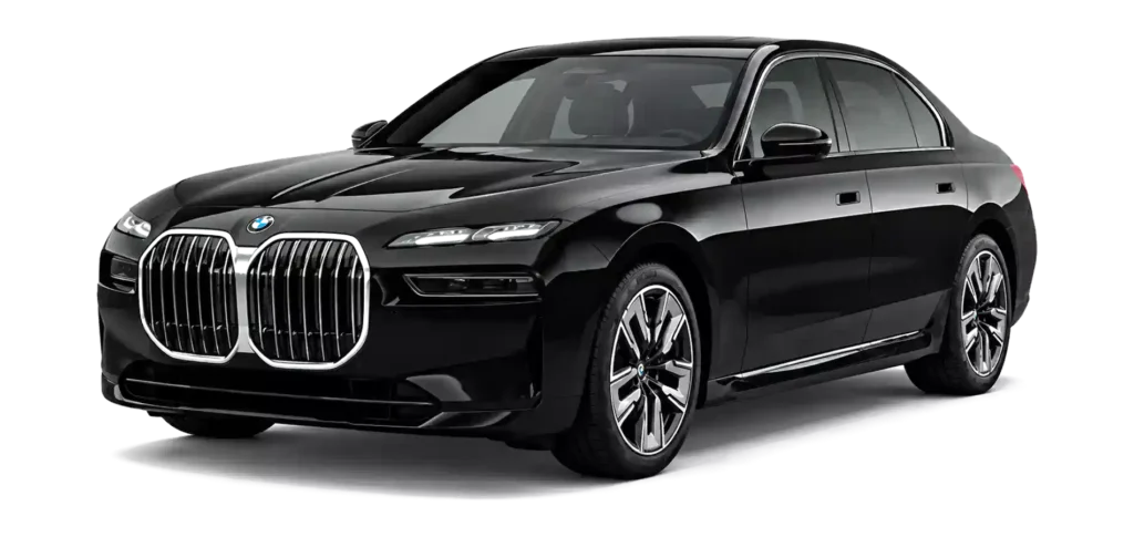 BMW 7 Series chauffeur car in Dubai