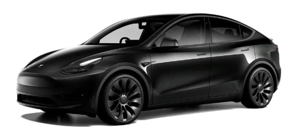 Tesla Model Y chauffeur car in Dubai